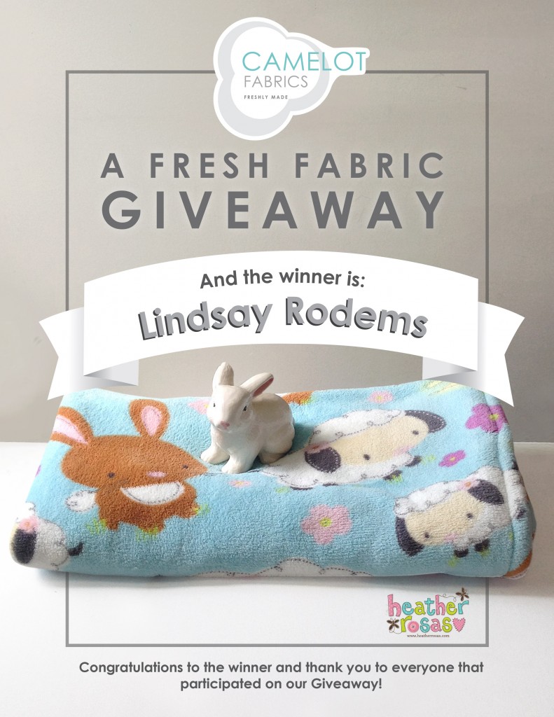 Winsday: Baby Animals Blanket Giveaway | Camelot Fabrics