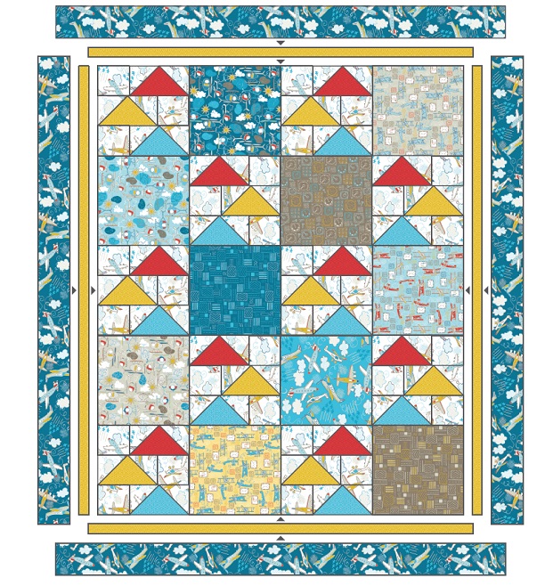 How To's Day | Flying High Quilt by Susan Emory for Camelot Fabrics
