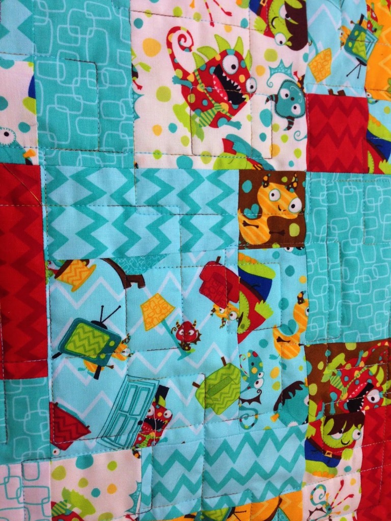Fan Friday | Lil Monsters Quilt by Julie Mylander | Monster Mash by Heather Rosas for Camelot Fabrics