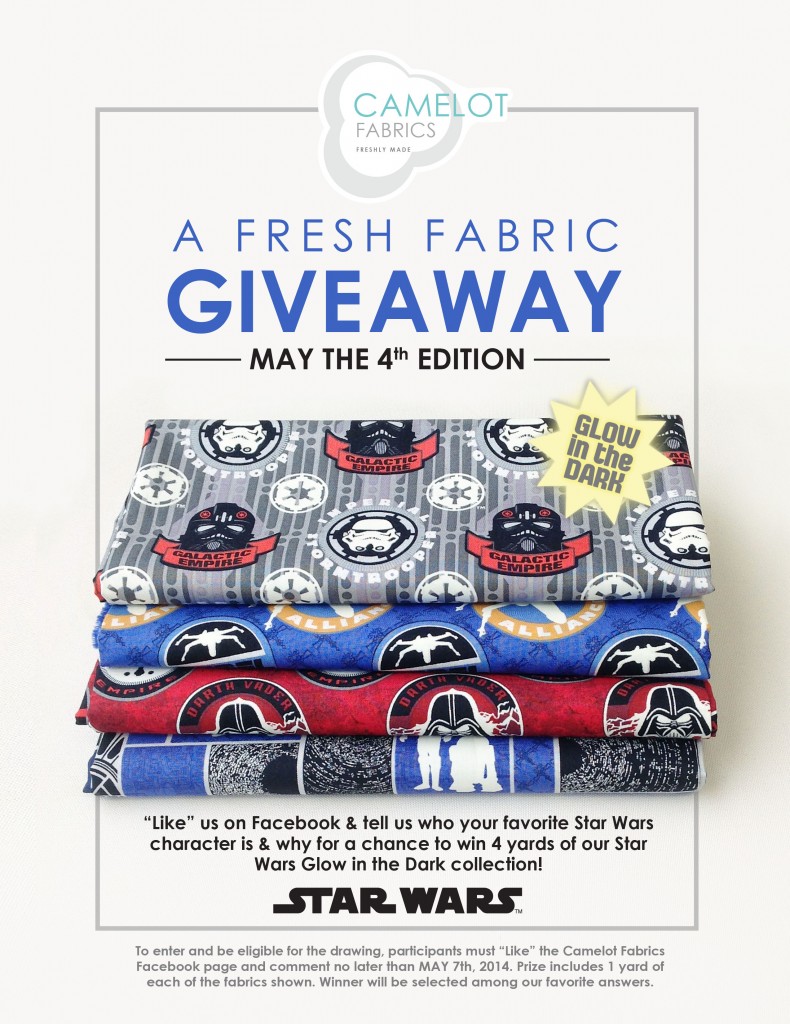 Winsday | Star Wars Giveaway | Camelot Fabrics