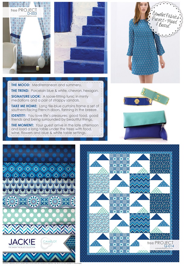 Spring 2014 Collections | Singin' The Blues by Jackie McFee for Camelot Fabrics