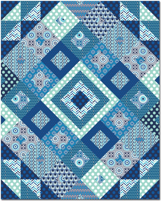 Spring 2014 Collections | Singin' The Blues by Jackie McFee for Camelot Fabrics