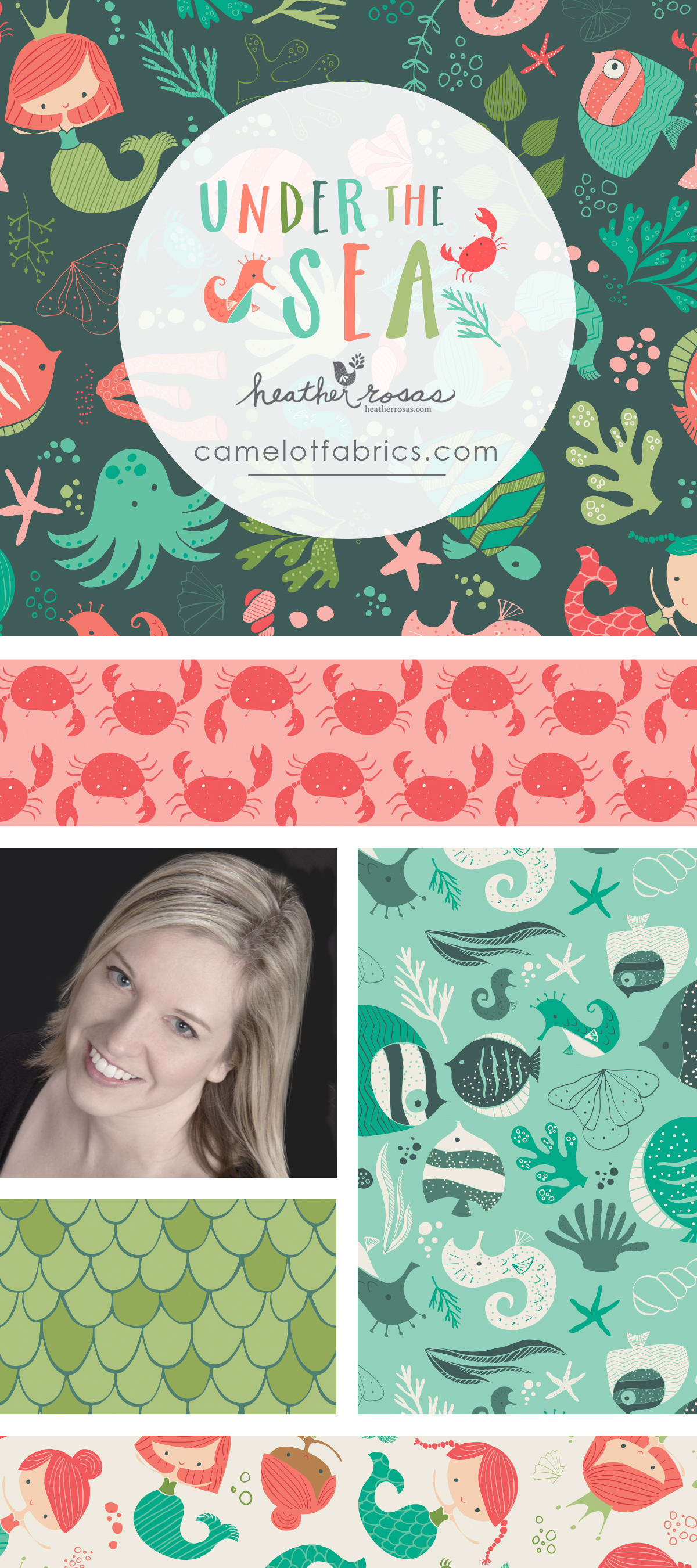 Summer 2015 | Under the Sea by Heather Rosas for Camelot Fabrics